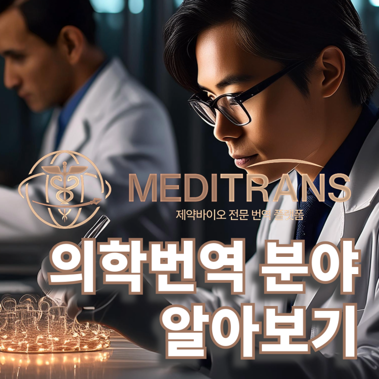 메디트랜스의 의학번역 분야 알아봐요