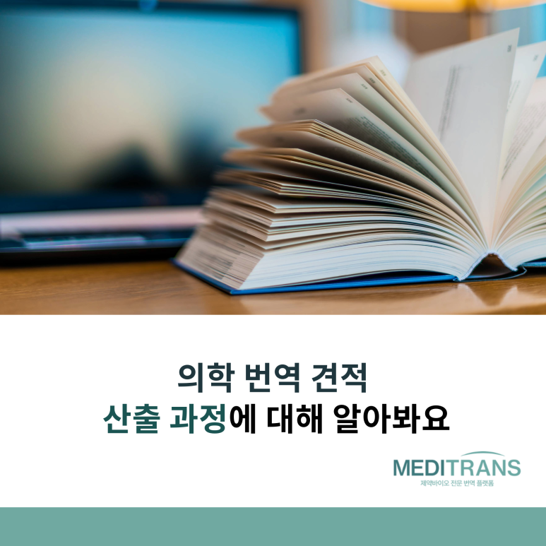 의학 번역 견적, 어떻게 산출될까요?