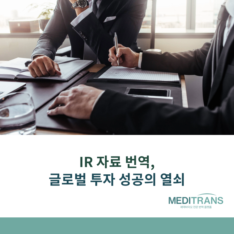 글로벌 시장 진출을 위한 IR 자료 번역의 중요성과 사례